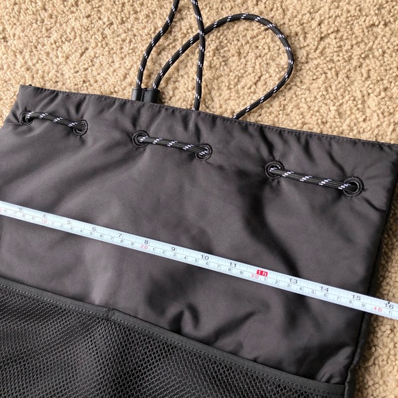 Pink black string bag - Picture 3 of 8